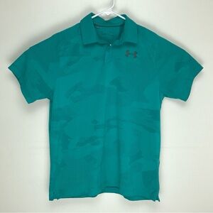 Under Armour HeatGear mens short sleeve polo shirt large